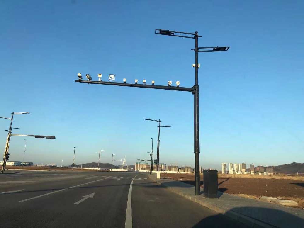 海伦市黑龙江佳木斯综合路灯杆项目